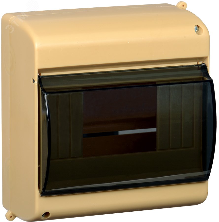 Изображение товара Бокс с прозрачной крышкой КМПн 2/6 для 6-х автоматических выключателей (Сосна) (шт)