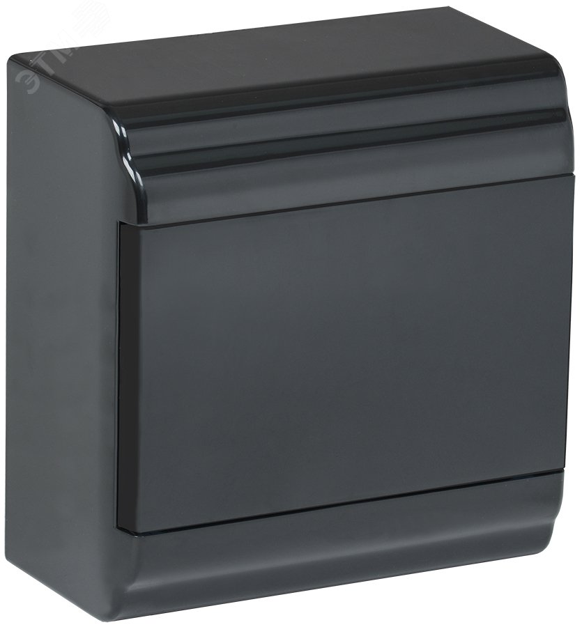 Изображение товара Корпус модульный плоский навесной ЩРН-П-6 PRIME черный IP41 IEK