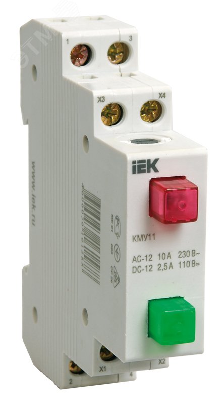 Кнопка управления модульная КМУ11 MBD10-11-K51 IEK - превью 2