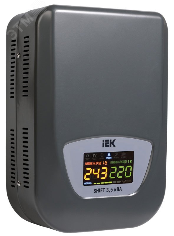 Стабилизатор напряжения настенный серии Shift 3.5 кВА IVS12-1-03500 IEK