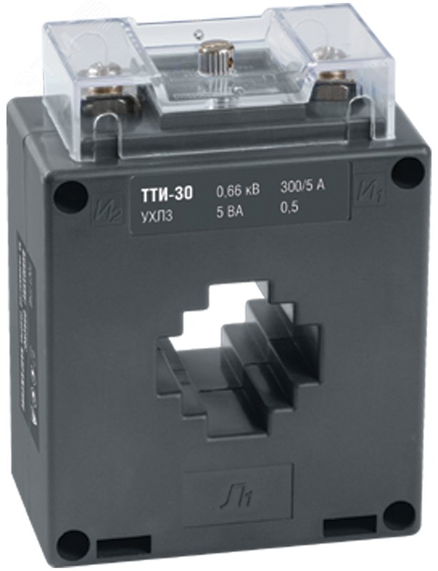 Трансформатор тока ТТИ-30 150/5А 5ВА без шины класс точности 0.5 ITT20-2-05-0150 IEK