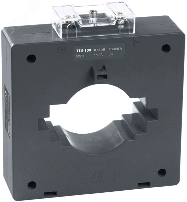 Изображение товара Трансформатор тока ТТИ-100 2000/5А 15ВА класс 0.5 ИЭК