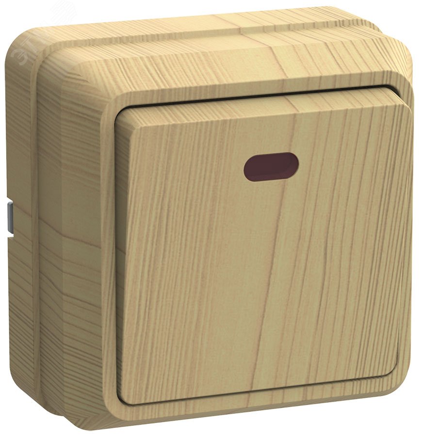 Изображение товара Выключатель 1-клавишный с индикацией серия OKTAVA 10А для открытой установки