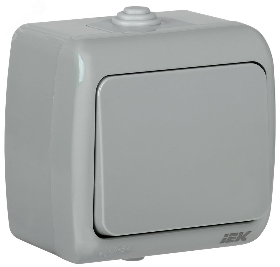 Изображение товара Выключатель рамочный 1 клавиша IP54 AQUATIC IEK для влажных помещений