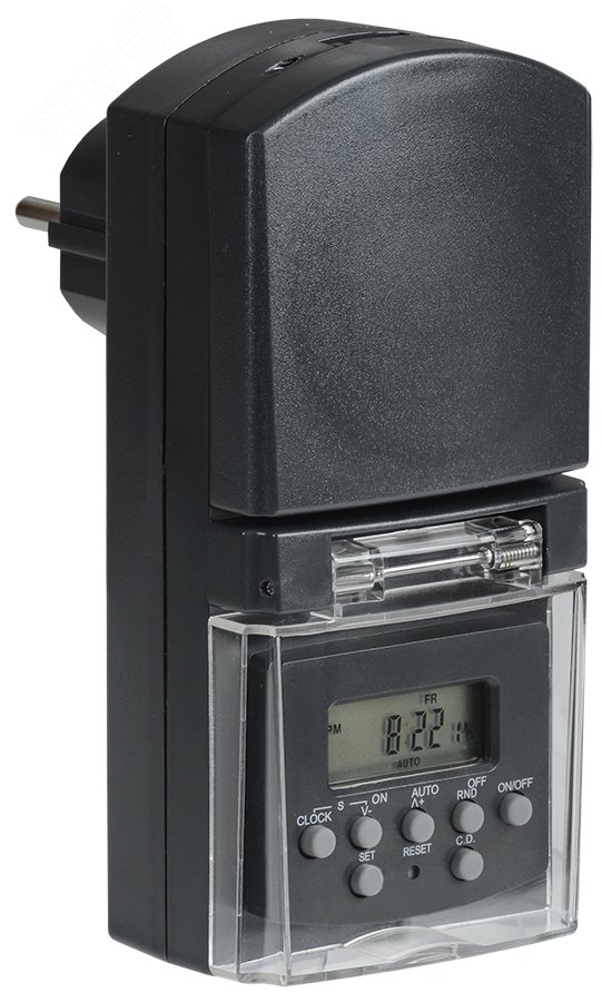 Изображение товара РТЭ-3 Розетка-таймер электрическая 1мин 7дн 16А IP44 ИЭК