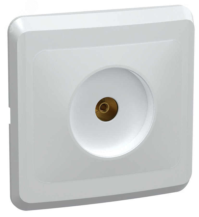 Изображение товара Розетка TV VEGA GENERICA 1-местная белая для скрытой установки