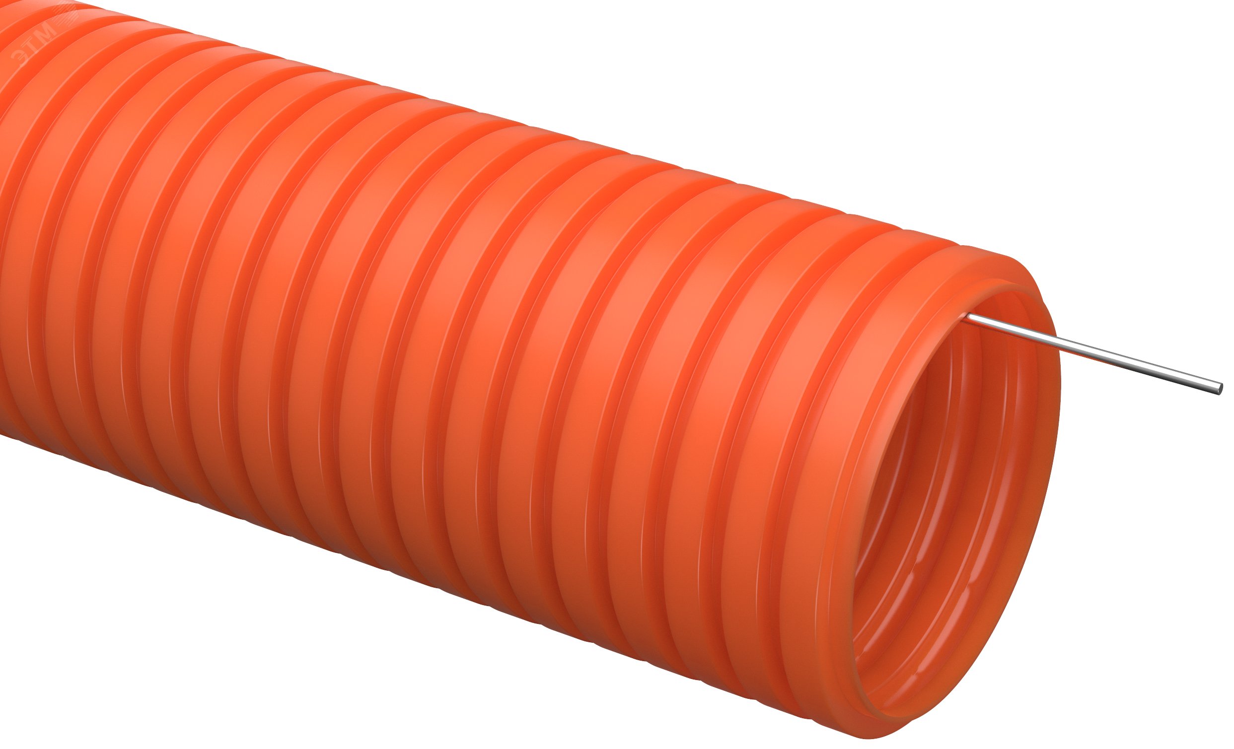 Труба гофрированная ПНД d40 с зондом оранжевая тяжелая (15м) CTG21-40-K09-015 IEK
