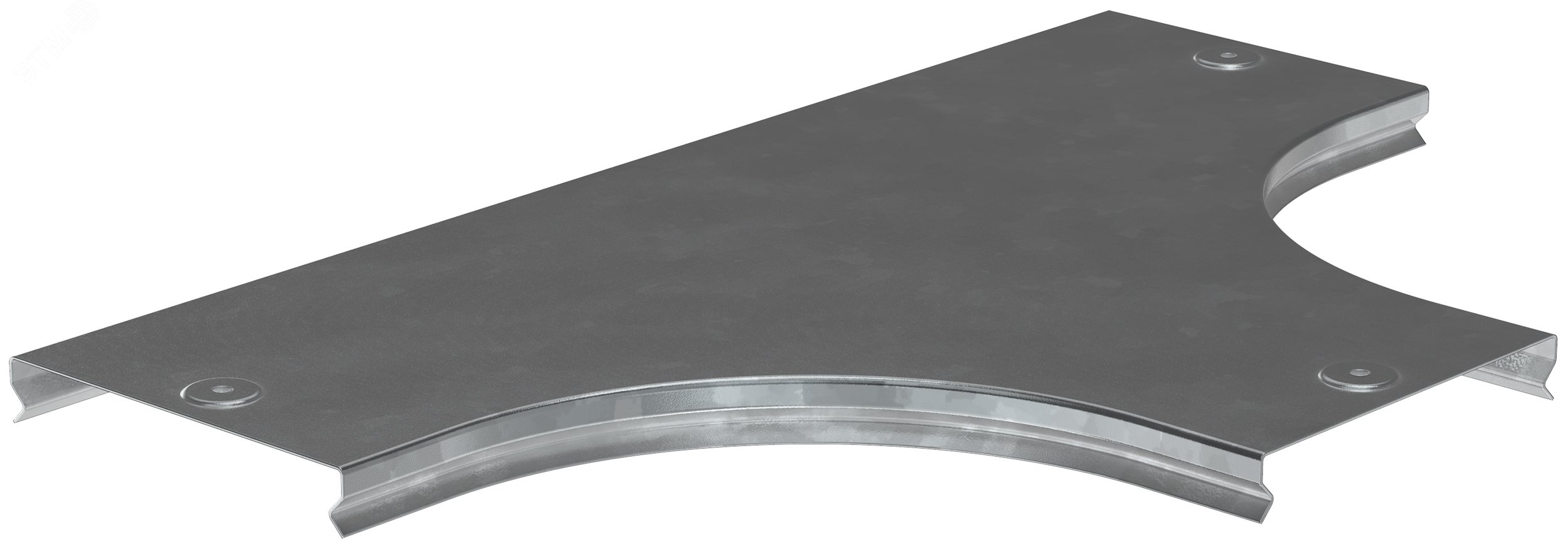 Изображение товара Крышка разв. Т-обр. плавн. тип Г01 ESCA 300мм HDZ из стали с цинковым покрытием