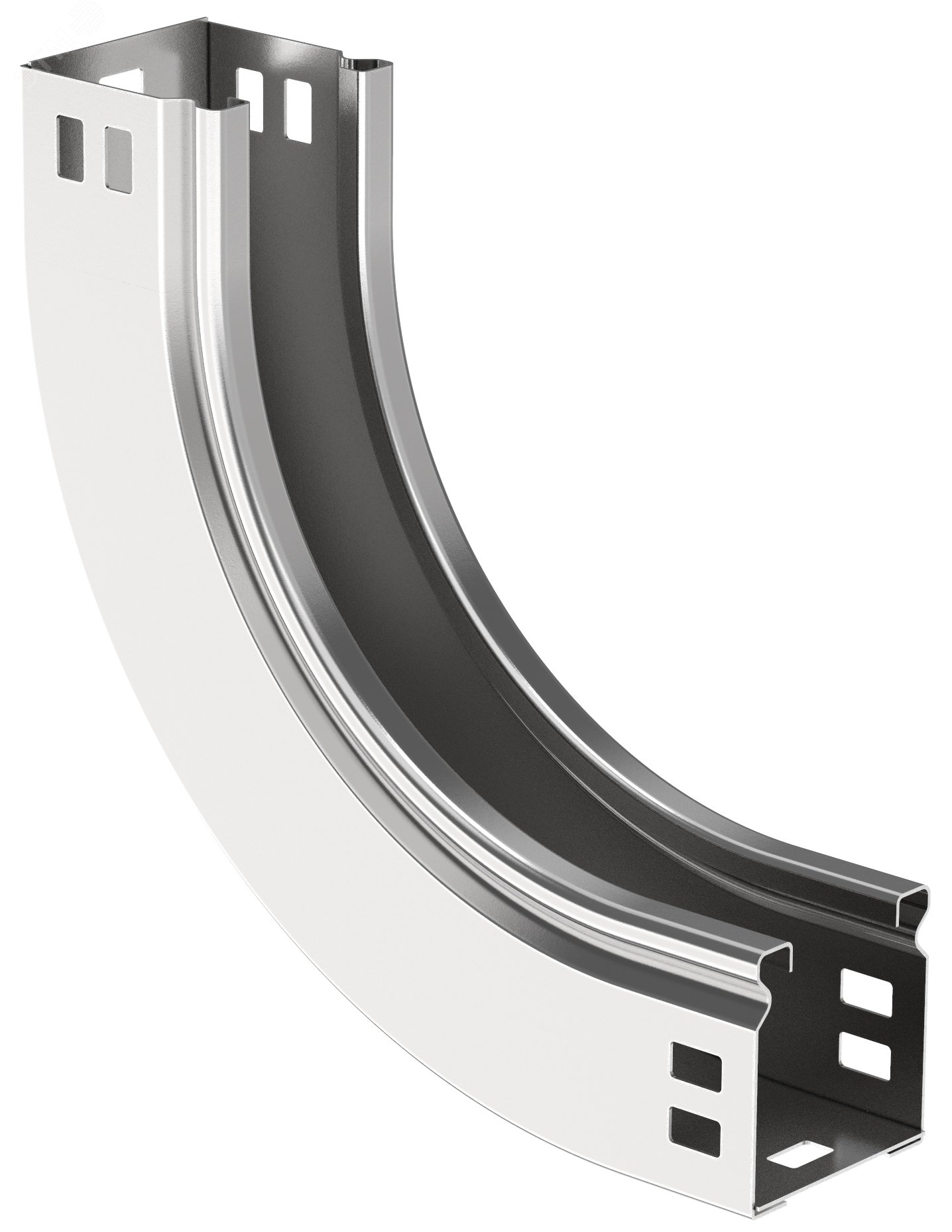 Изображение товара Поворот плавный 90 градусов внутренний для кабельных трасс IEK серии ESCA 50х50мм