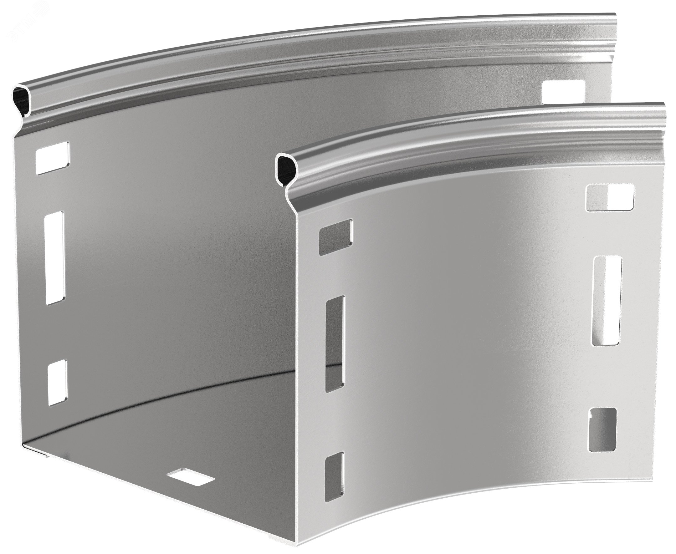 Изображение товара Поворот плавный на 45 градусов тип Г01 ESCA из стали с цинковым покрытием