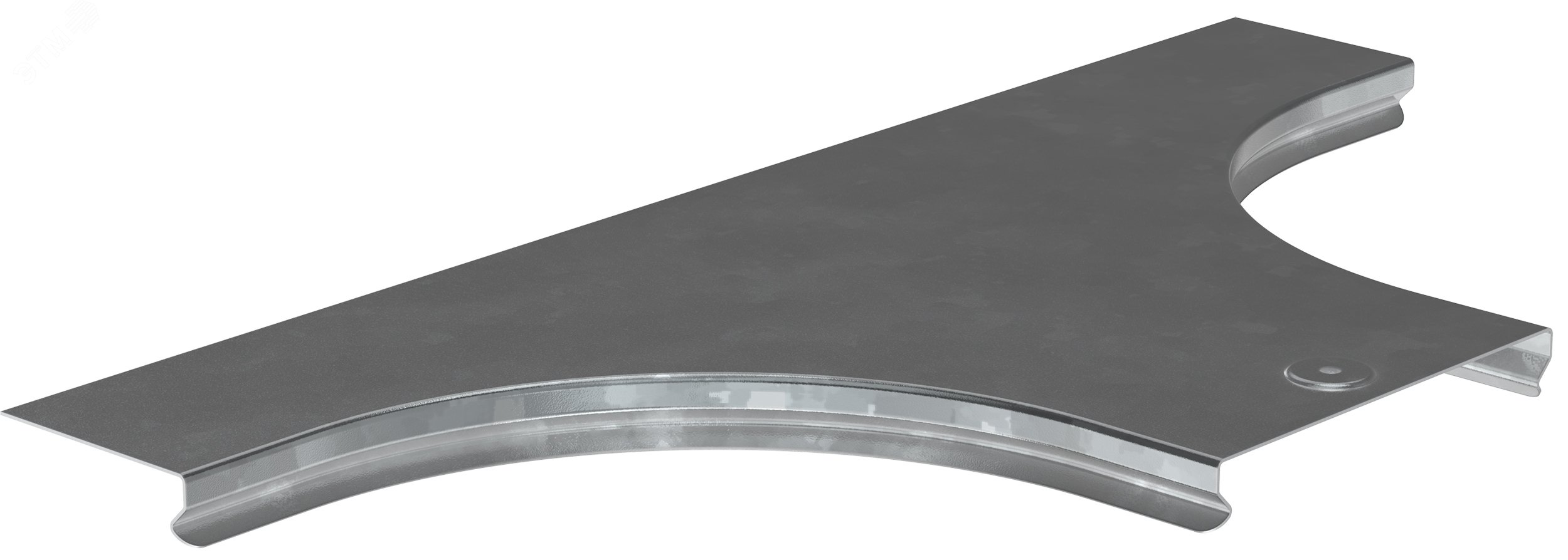 Изображение товара Крышка отвода Т-обр плавн тип Г01 ESCA 100мм HDZ из стали для кабельных трасс