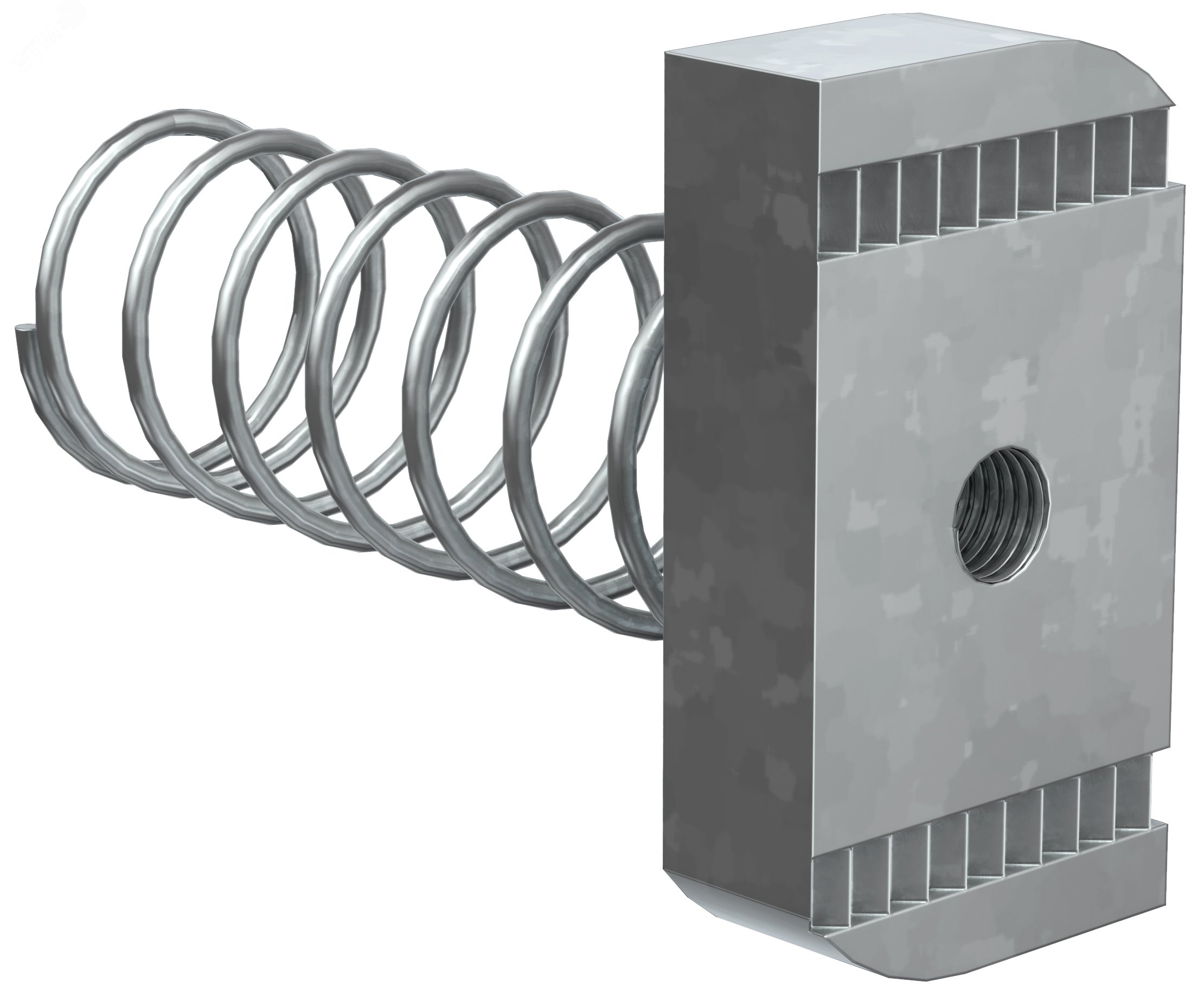 Изображение товара Гайка канальная М6х40 с удлиненной пружиной для системы STRUT
