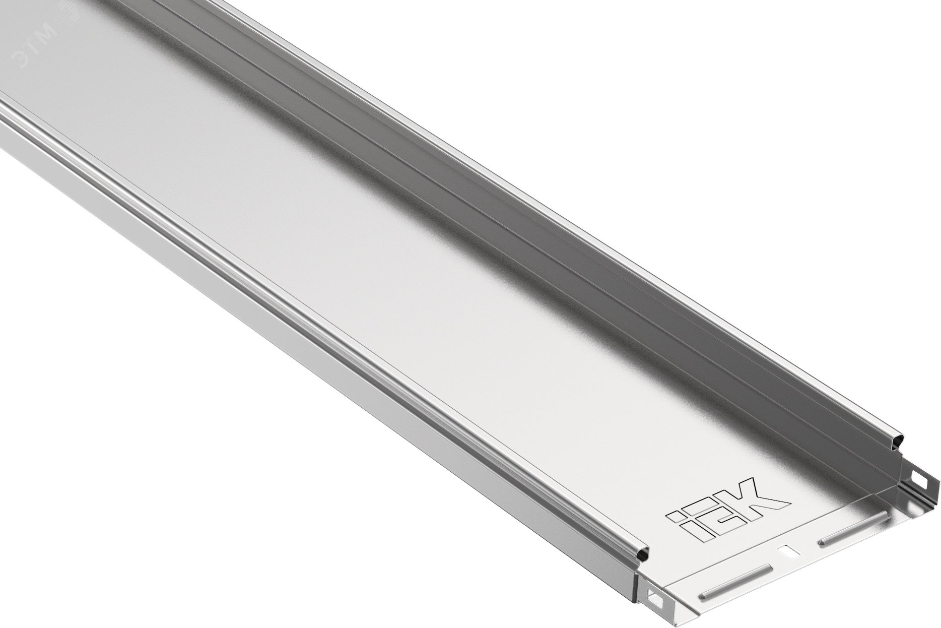 Изображение товара Лоток кабельный неперфорированный ESCA 35х100 мм длина 3000 мм цинк Россия