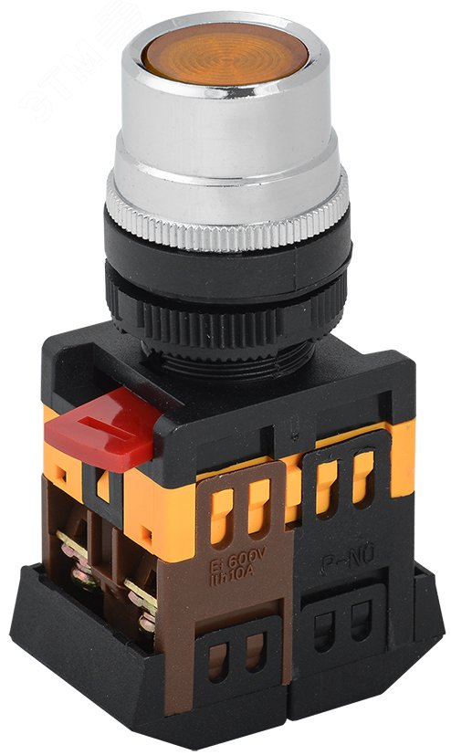 Изображение товара Кнопка ABLF-22 желтая неон 1з+1р (шт)