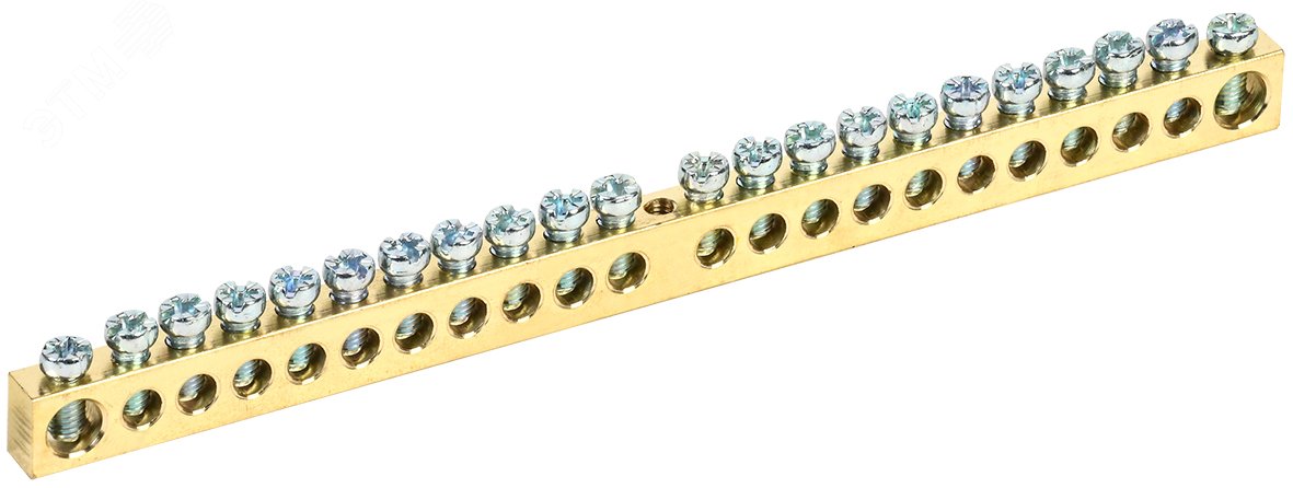 Изображение товара Шина PEN земля-ноль 8х12мм 22/1 (22групп/креп по цент) (шт)