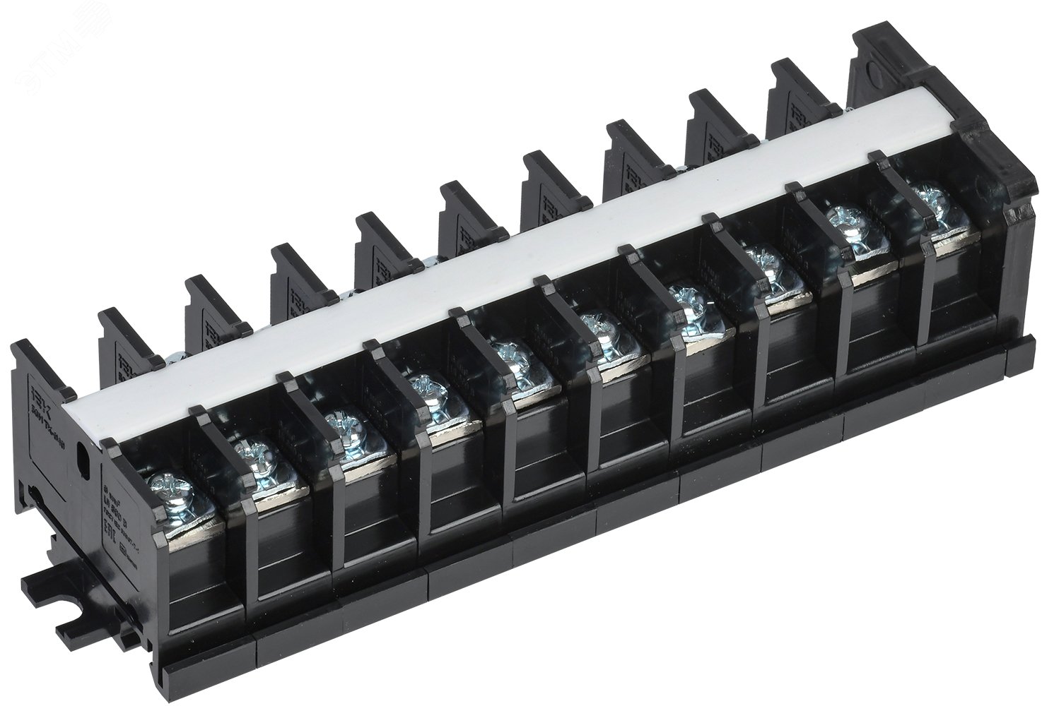 Изображение товара Блок зажимов БЗН TK-040 6 мм2 40А на DIN-рейку 10 пар