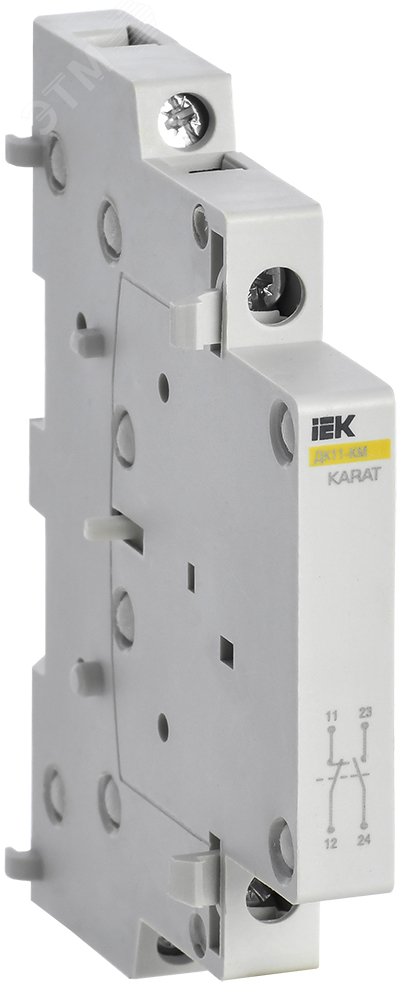 Изображение товара Контакт дополнительный ДК11-КМ 1НО+1НЗ KARAT для автоматизации IEK