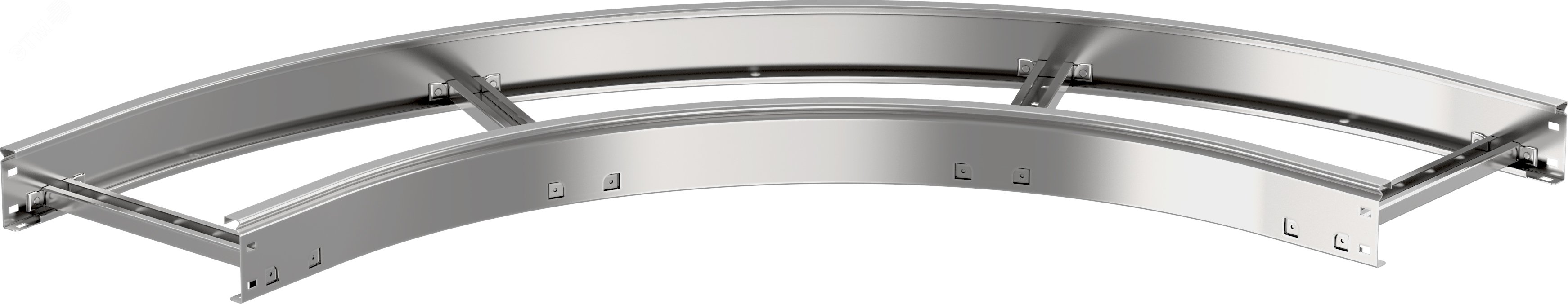 Изображение товара Поворот лестничный LESTA 90град 55х400мм R600 для кабельных трасс