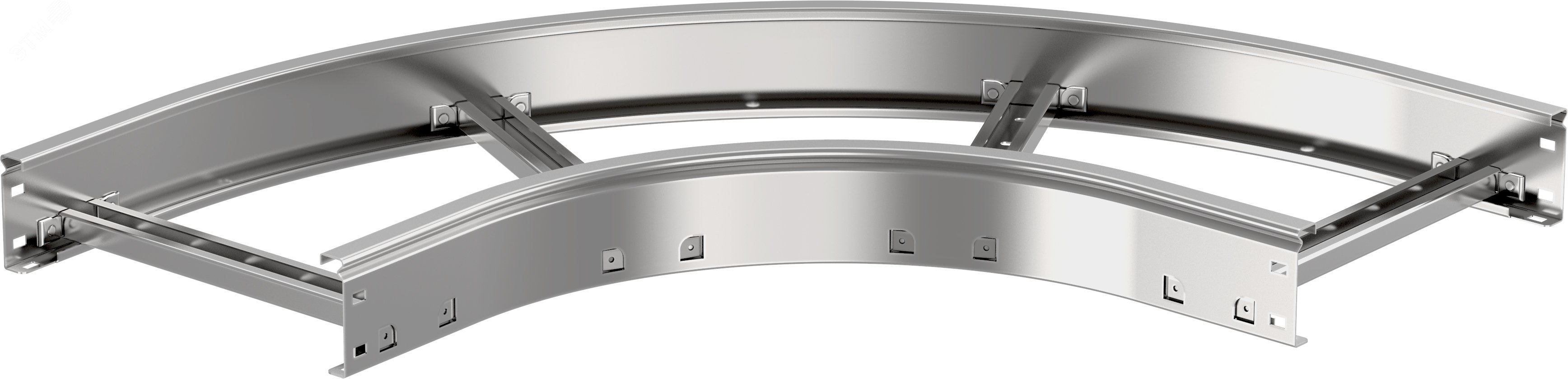 Изображение товара Поворот лестничный LESTA 90град 80х300мм R300 для кабельных трасс