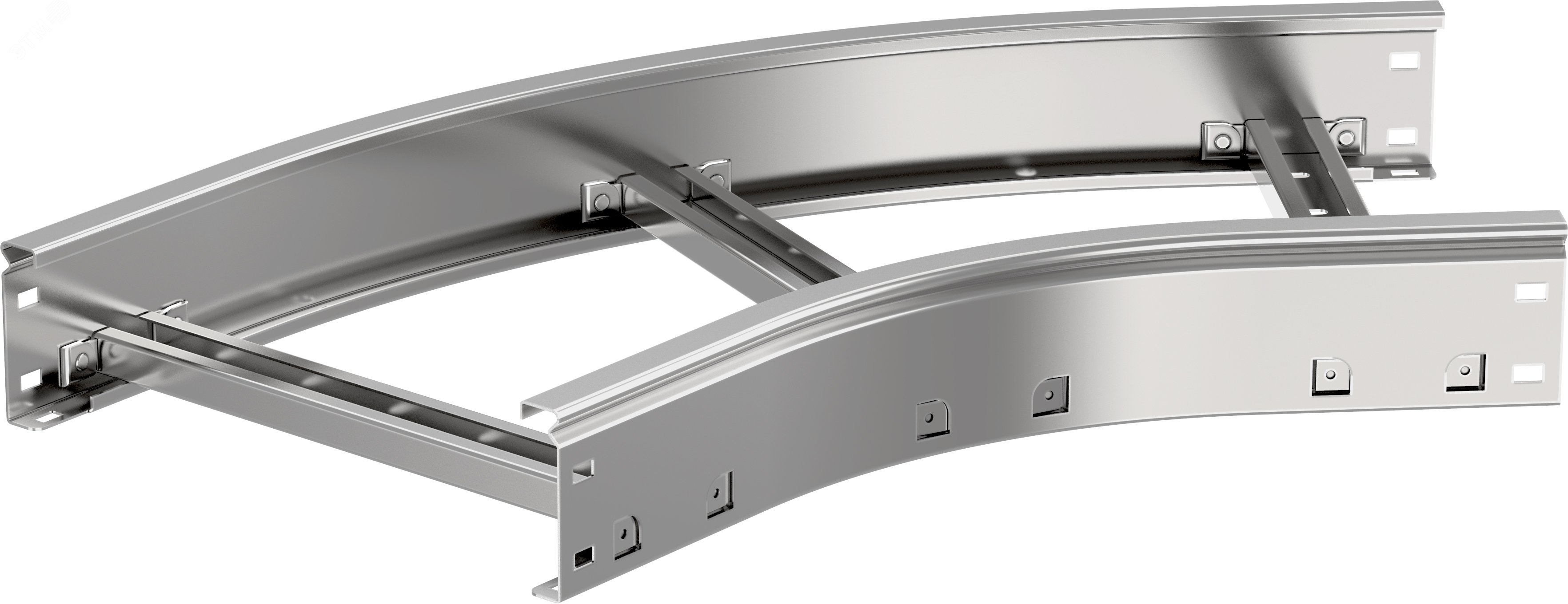 Изображение товара Поворот лестничный LESTA 45 градусов 80х400 мм