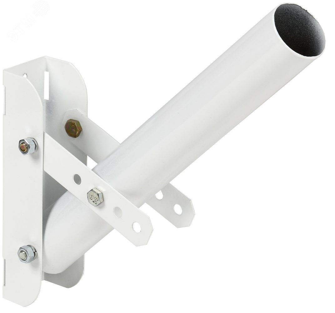 Изображение товара Кронштейн КР-2М D 48мм L 350мм белый регулируемый угол монтажная лента IEK