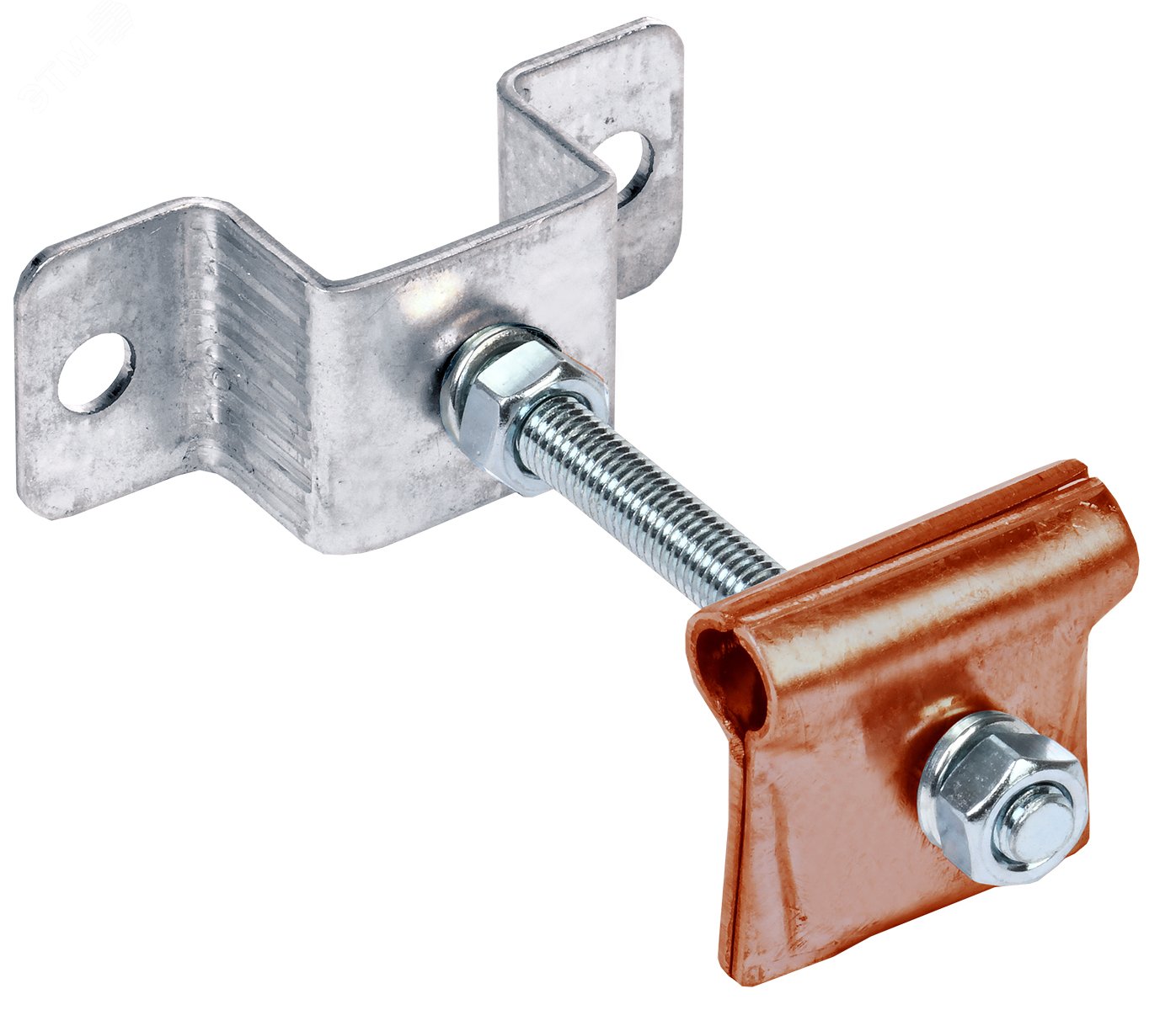 Изображение товара Держатель-зажим соединительный круглого проводника 6-12 мм 100 мм IEK