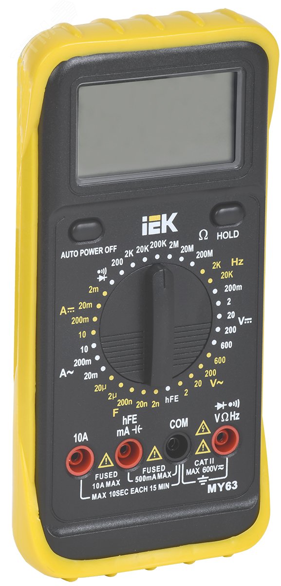 Мультиметр цифровой Professional MY63 артикул TMD-5S-063 IEK - купить в ...