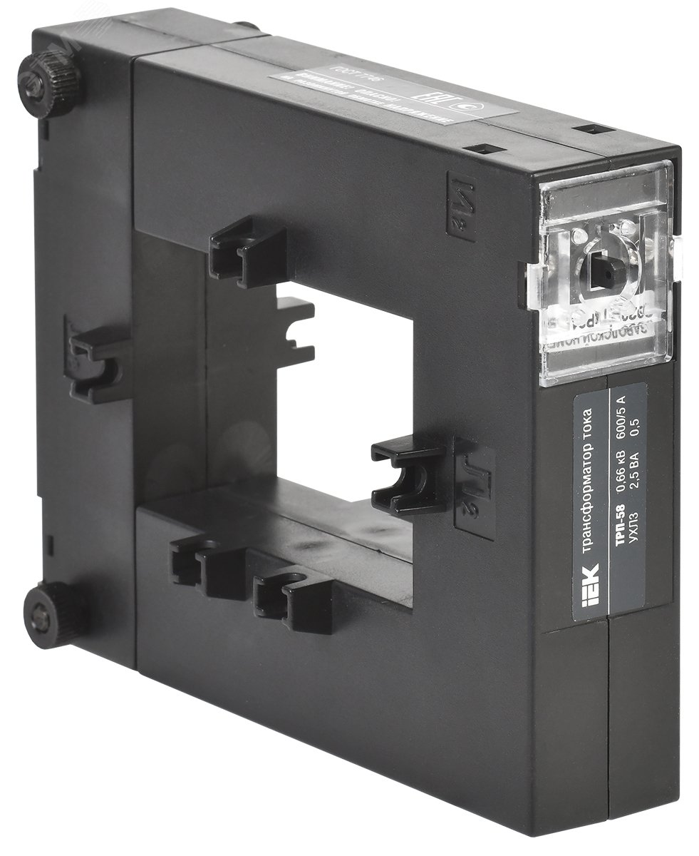 Изображение товара Трансформатор тока ТРП-58 600/5 2.5ВА класс точности 0.5 (шт)