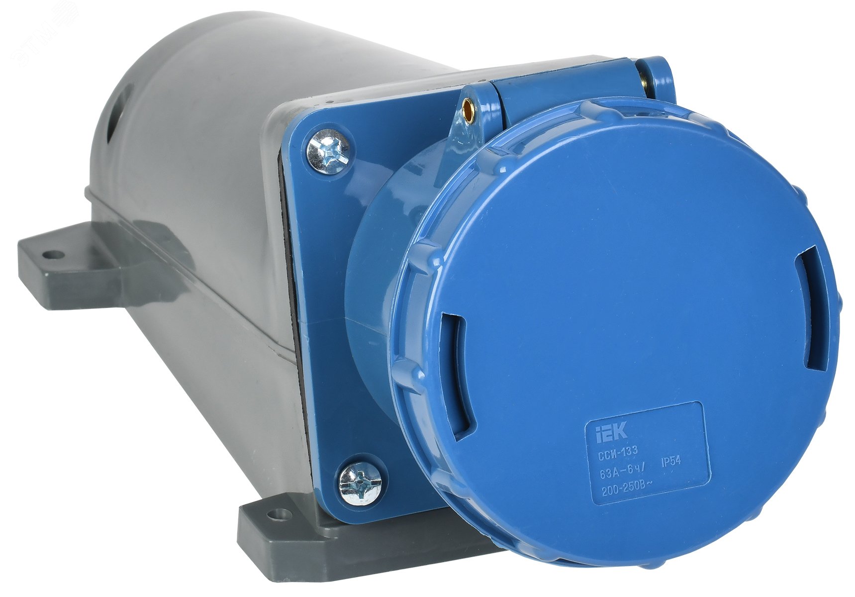 Изображение товара Розетка стационарная силовая 2Р+РЕ 63А IP54 IEK