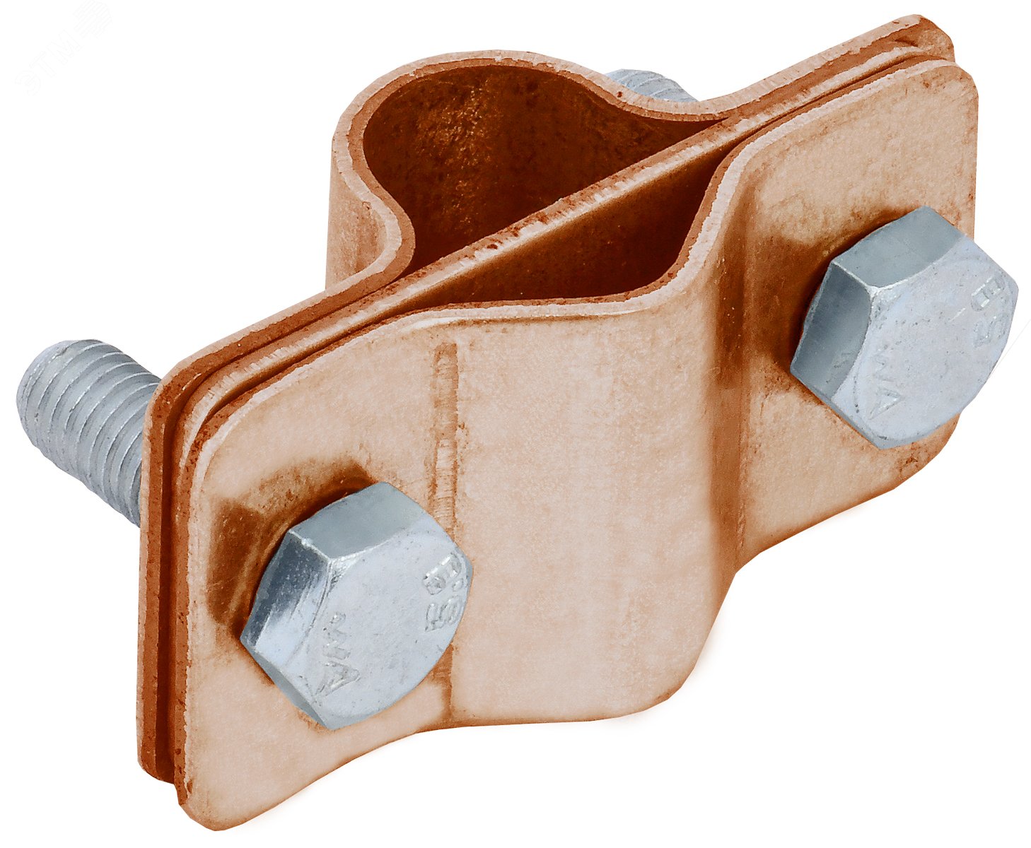 Изображение товара Зажим соединительный параллельный пруток-стержень медь (шт) Изображение товара Зажим соединительный параллельный пруток-стержень медь (шт)