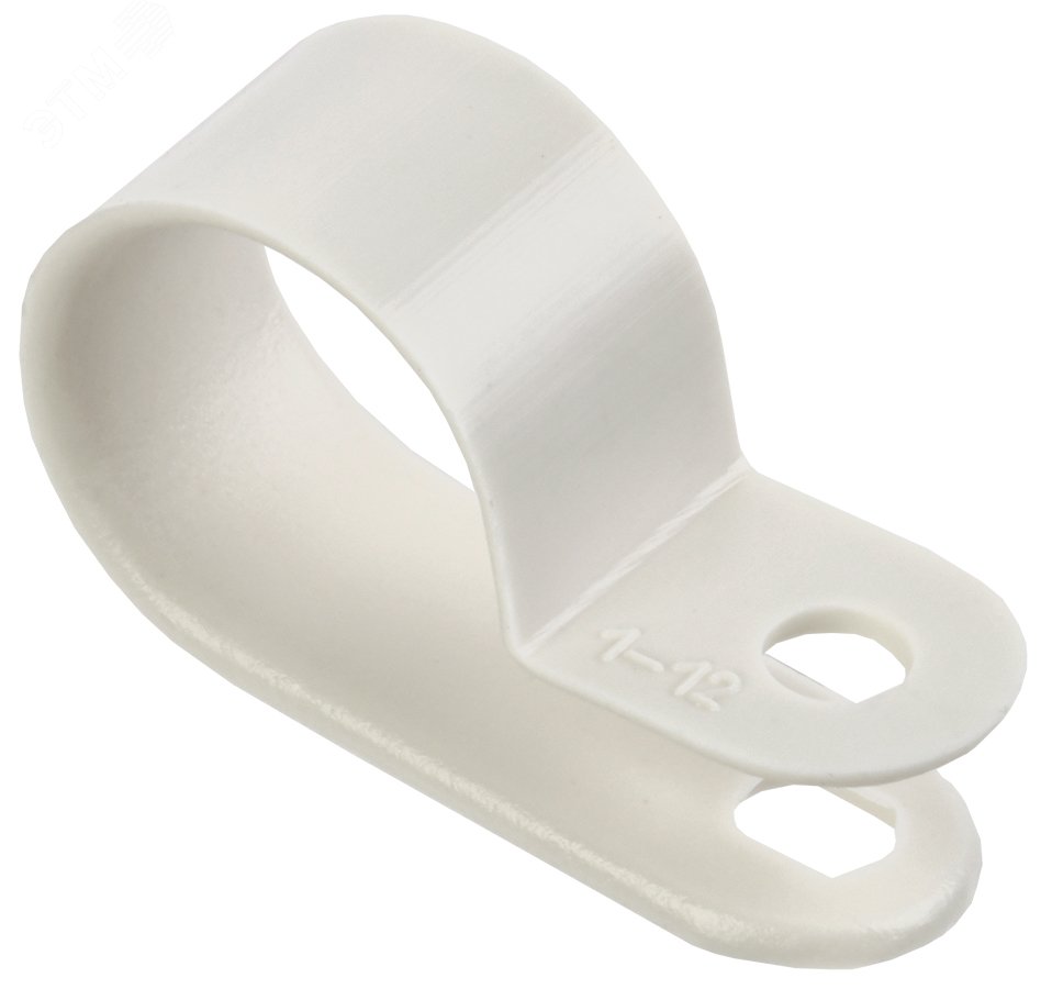 Изображение товара Крепежная скоба из нейлона 16 мм для кабелей, упаковка 50 шт