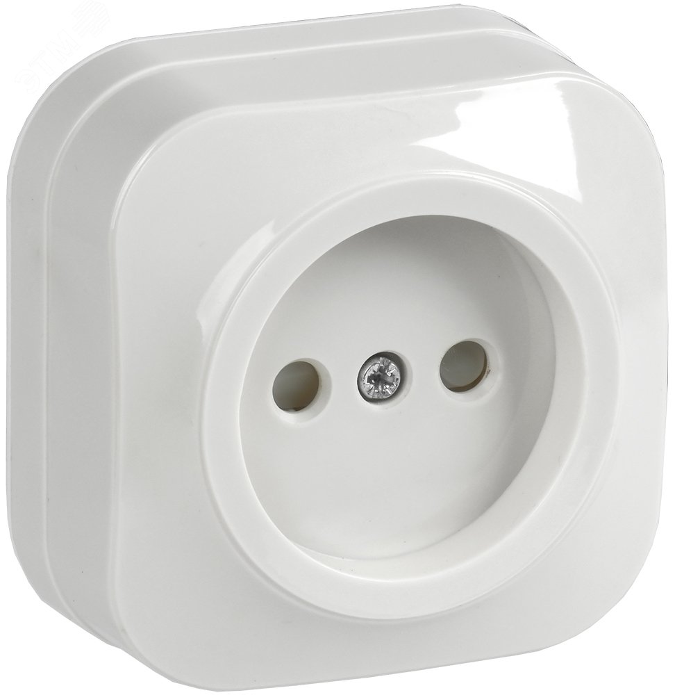 GLORY Розетка одноместная наружная без заземления с защитной шторкой ...