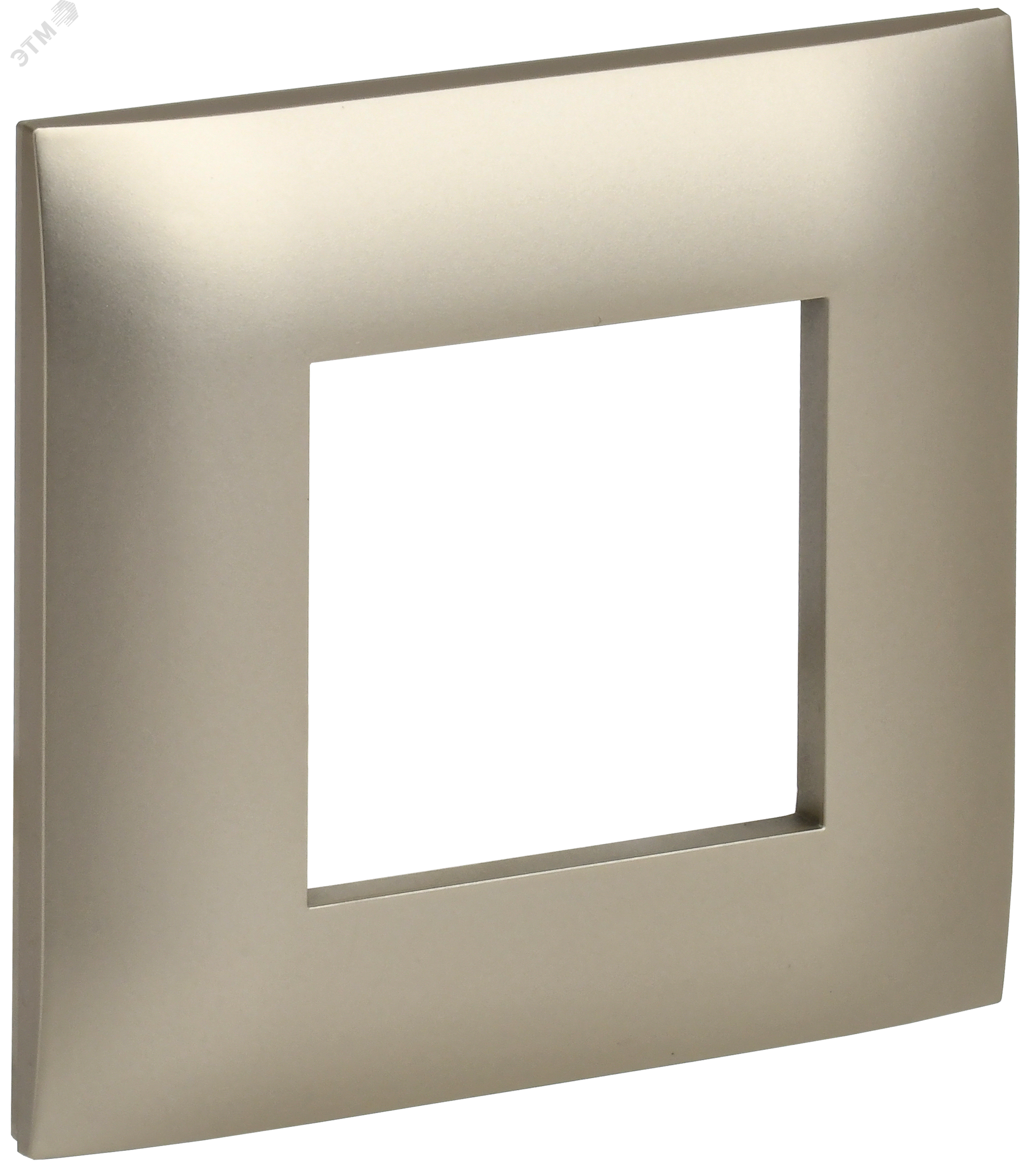 Изображение товара Рамка 1-местная SKANDY SK-F01Sh шампань IEK ультратонкая универсальная