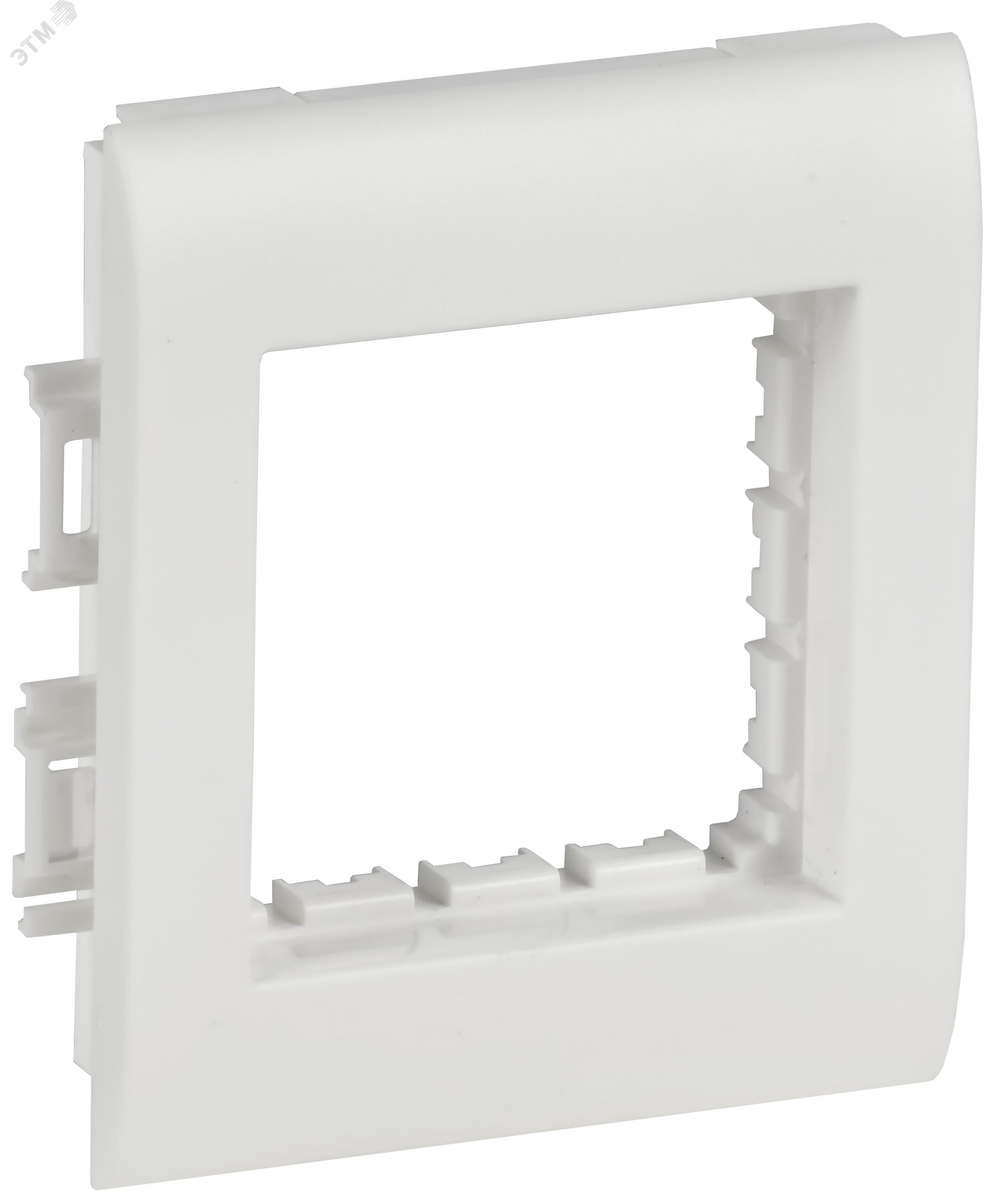 Изображение товара METRA Рамка и суппорт на 2 модуля для кабель-каналов с шириной крышки 75мм белый (шт)