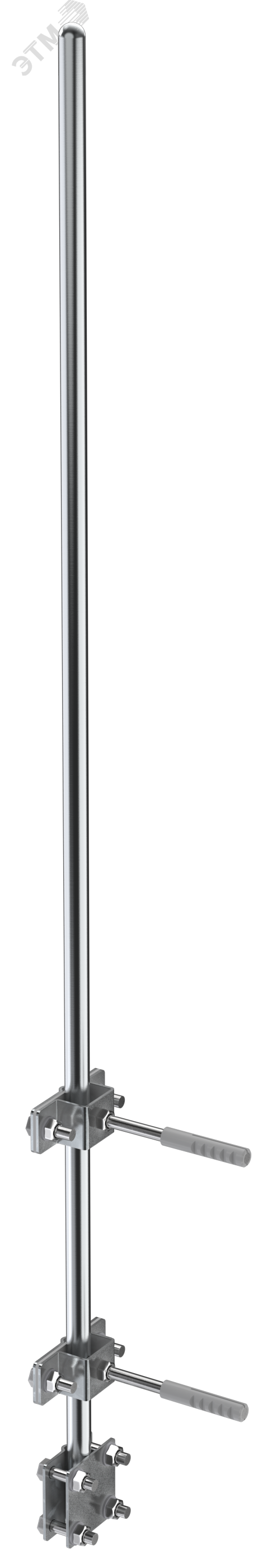 Изображение товара Молниеприемник L 1.5м алюминий с держателями IEK