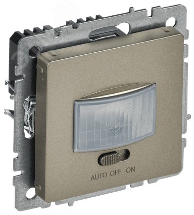 Изображение товара Датчик движения BRITE ДС10-1-БрШ IEK скрытый бронзовый IP20 6м 160 град