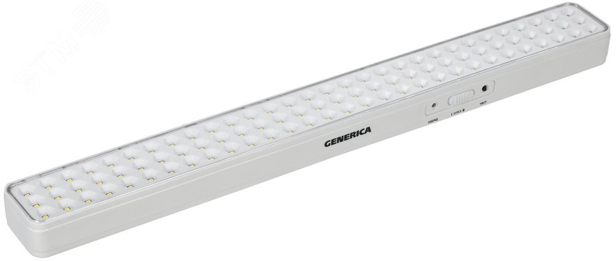 Изображение товара Светильник светодиодный аккумуляторный ДБА 1090 GENERICA 90LED 6ч 9Вт