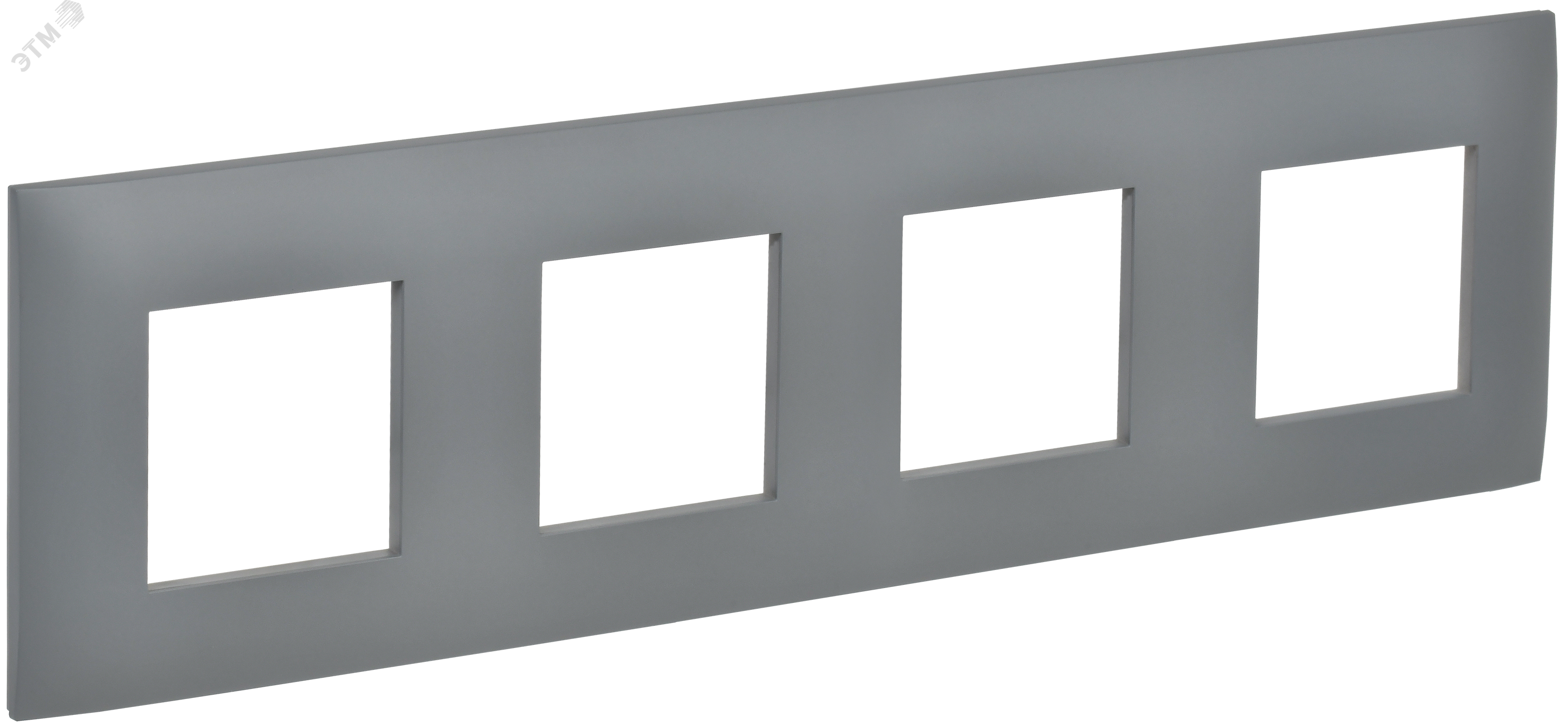 Изображение товара SKANDY Рамка 4-местная SK-F04Gr серый IEK (шт)