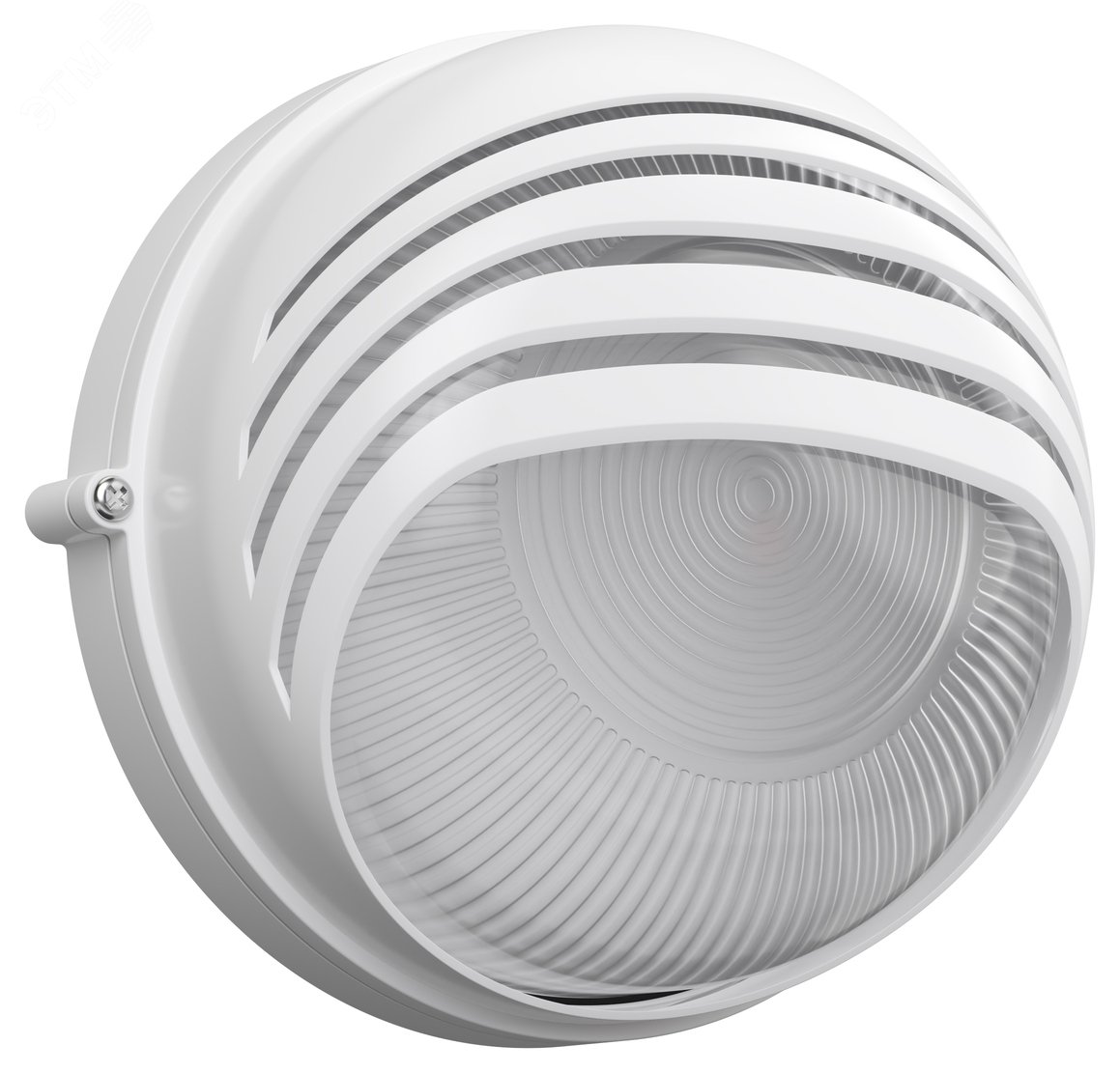 Изображение товара Светильник НПП1307 белый круг ресничка 60 Вт IP54 ИЭК