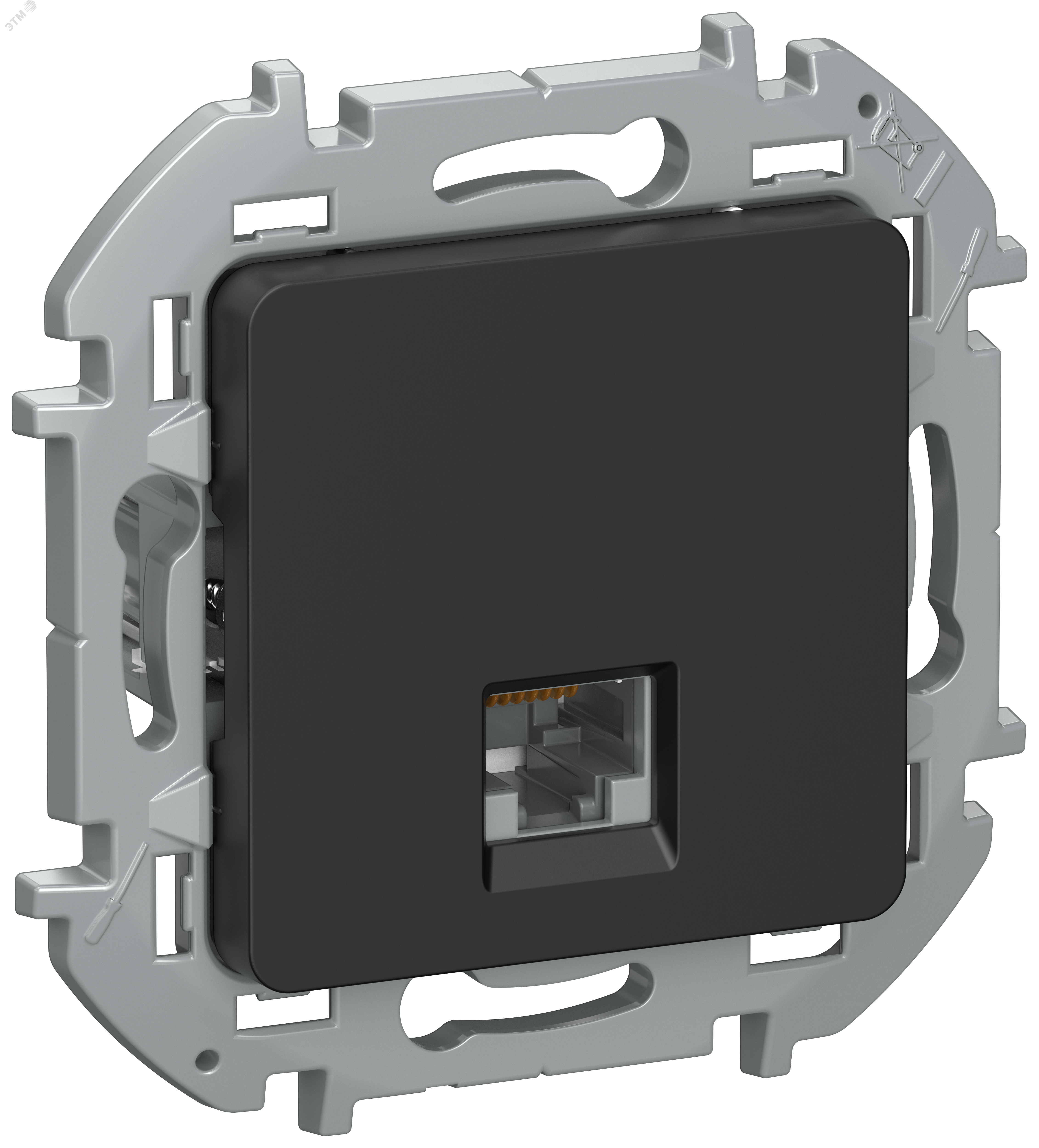 Изображение товара IEKINSPIRIA Розетка компьютерная RJ45 категория 5Е UTP 6731191 черный матовый (шт) Изображение товара IEKINSPIRIA Розетка компьютерная RJ45 категория 5Е UTP 6731191 черный матовый (шт)
