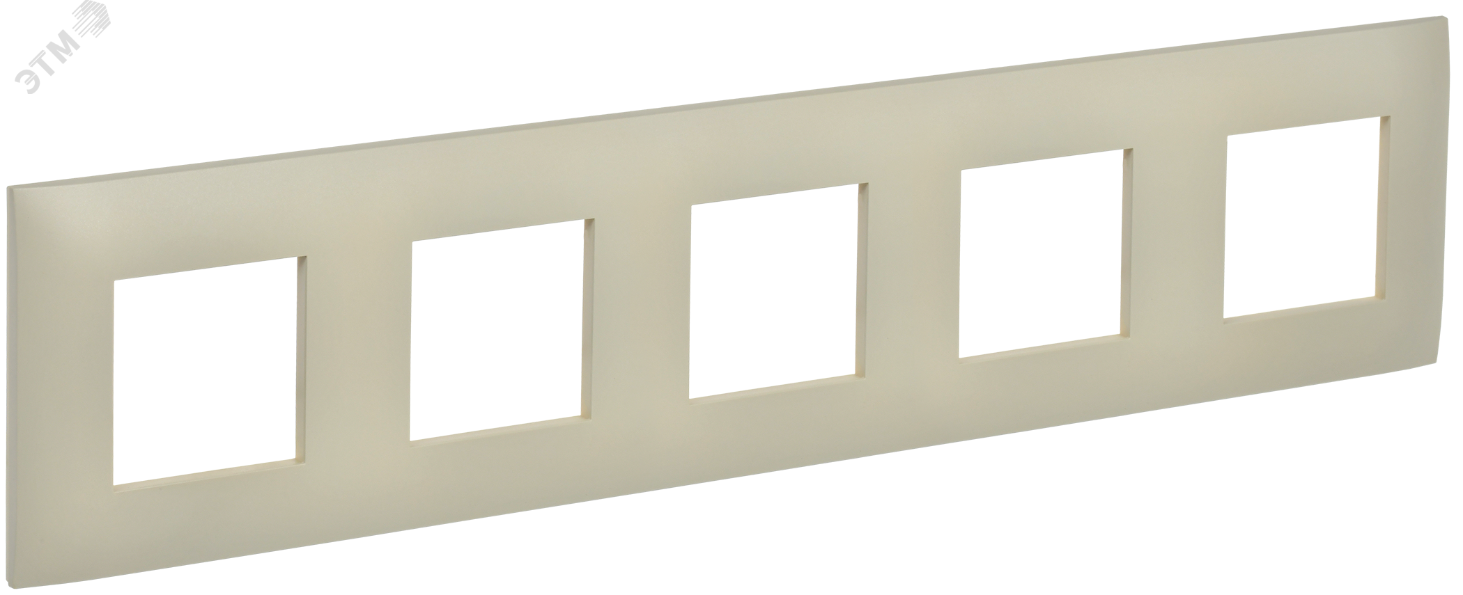 Изображение товара Рамка для электроустановочных изделий SKANDY 5 постов бежевый IEK