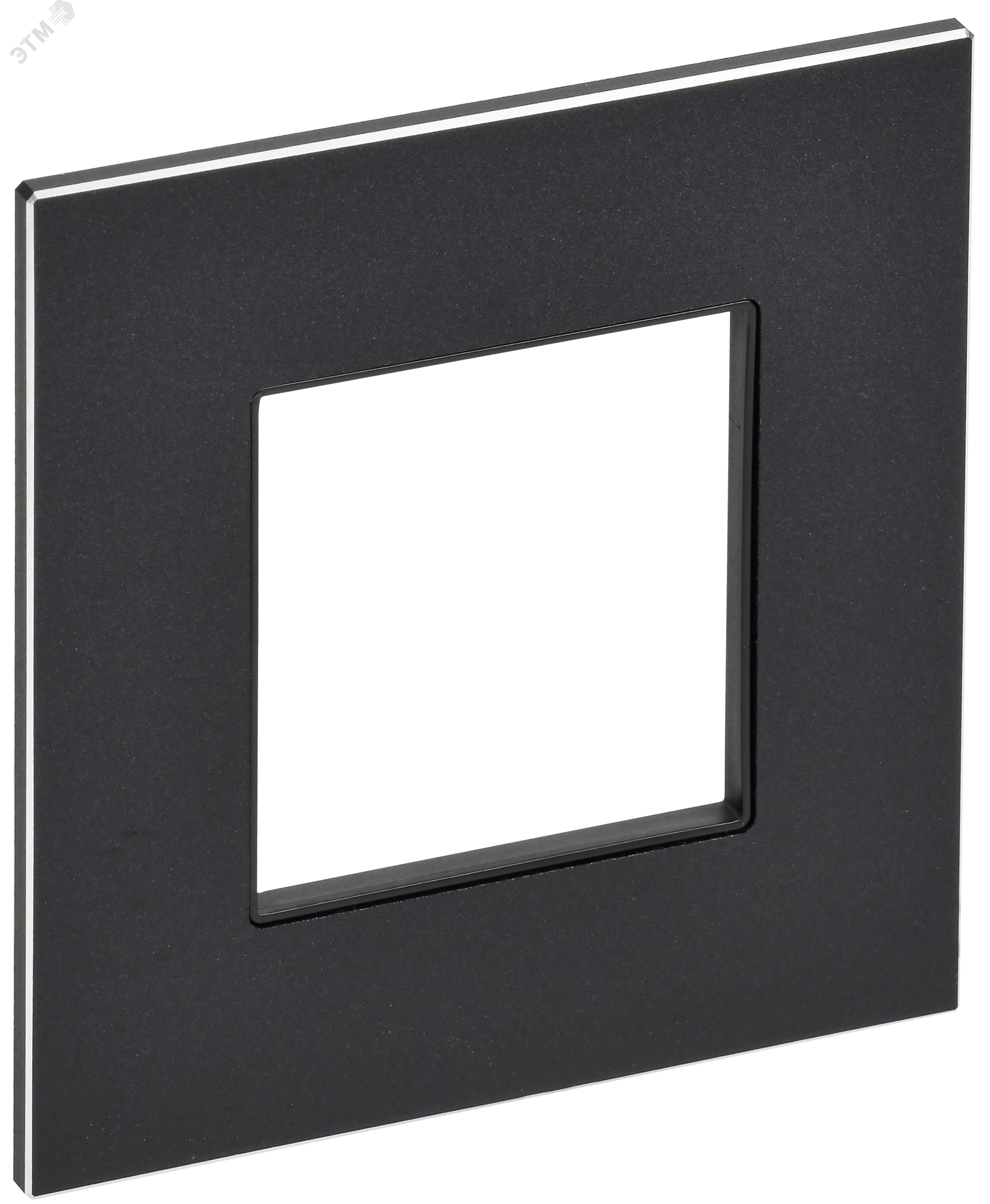 Изображение товара SKANDY Металлическая декоративная рамка для 1 поста черная IEK