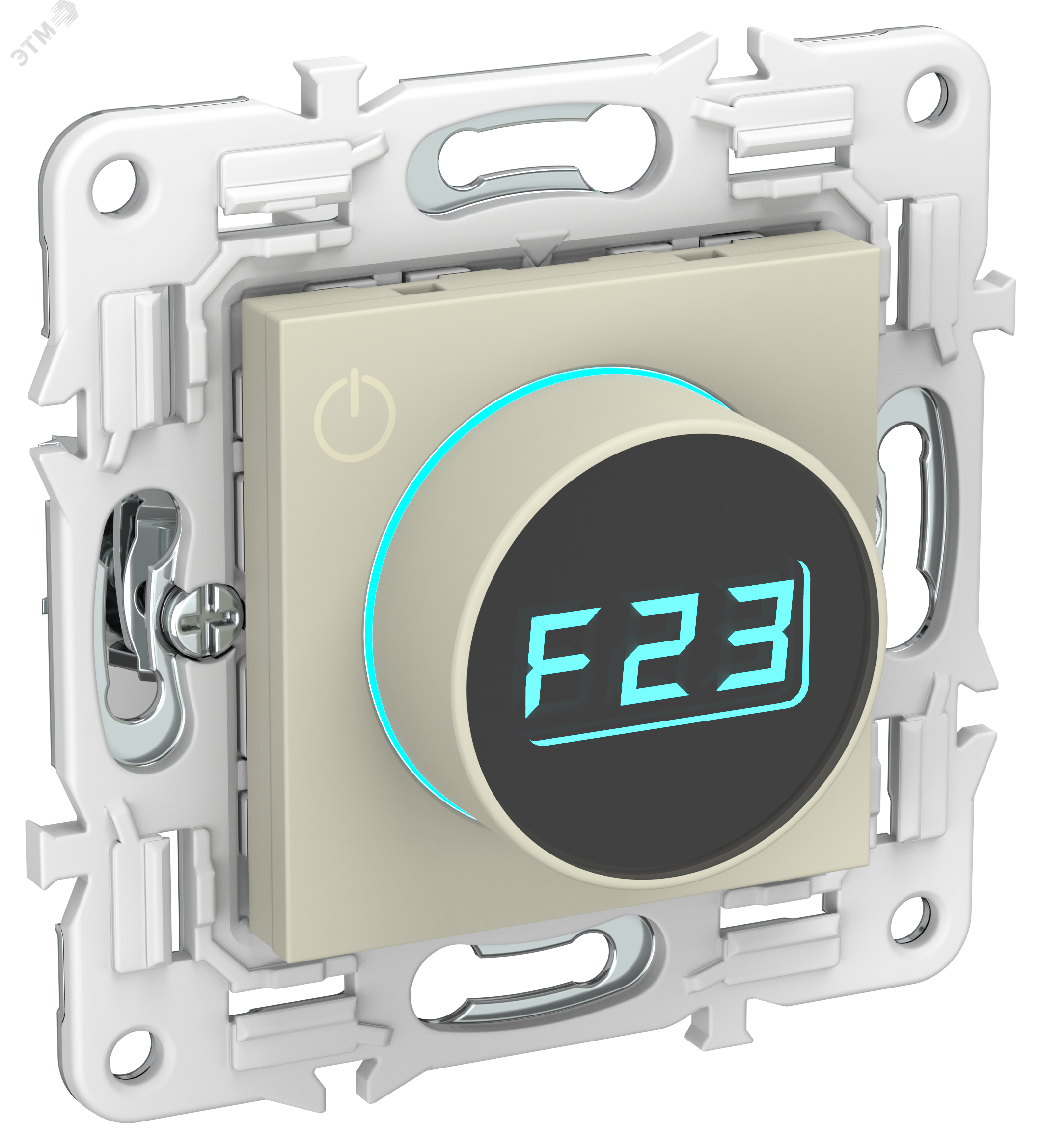 Изображение товара Электронный термостат SKANDY SK-T01B с индикацией для пола 220 В Бежевый