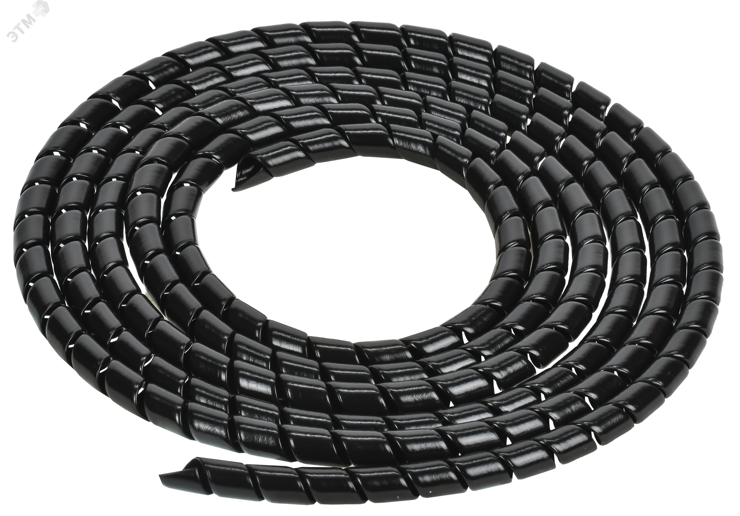 Изображение товара Спираль монтажная СП-09 черная 2м IEK для кабелей и шлангов