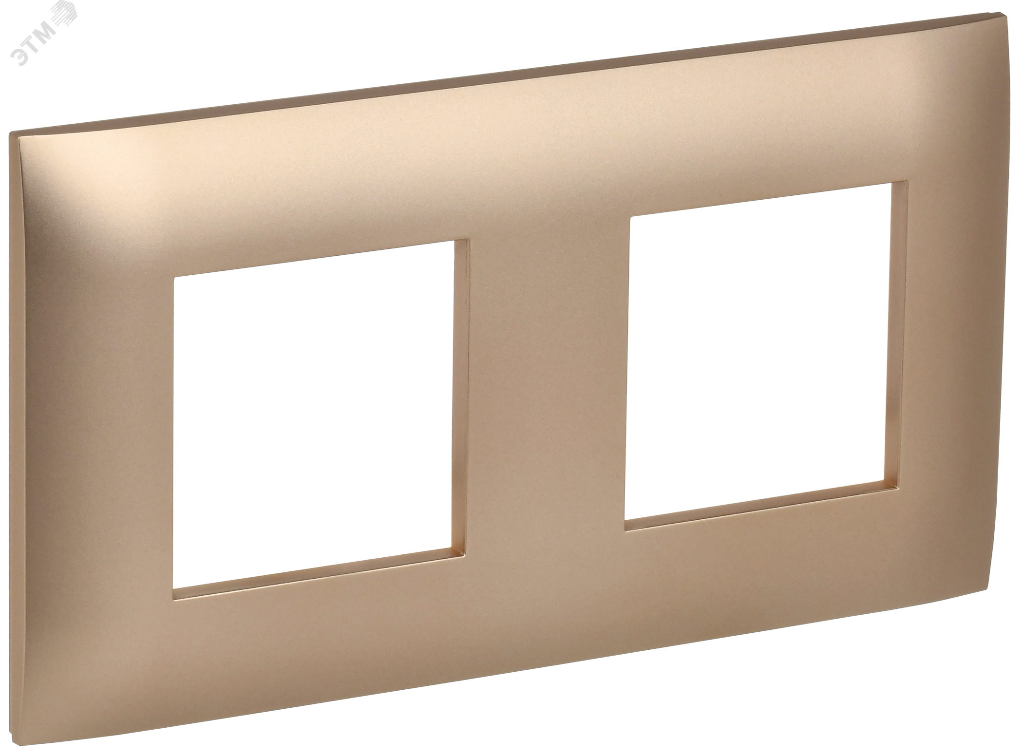 Изображение товара Рамка 2-местная SKANDY SK-F02Sa песочная для электроустановок