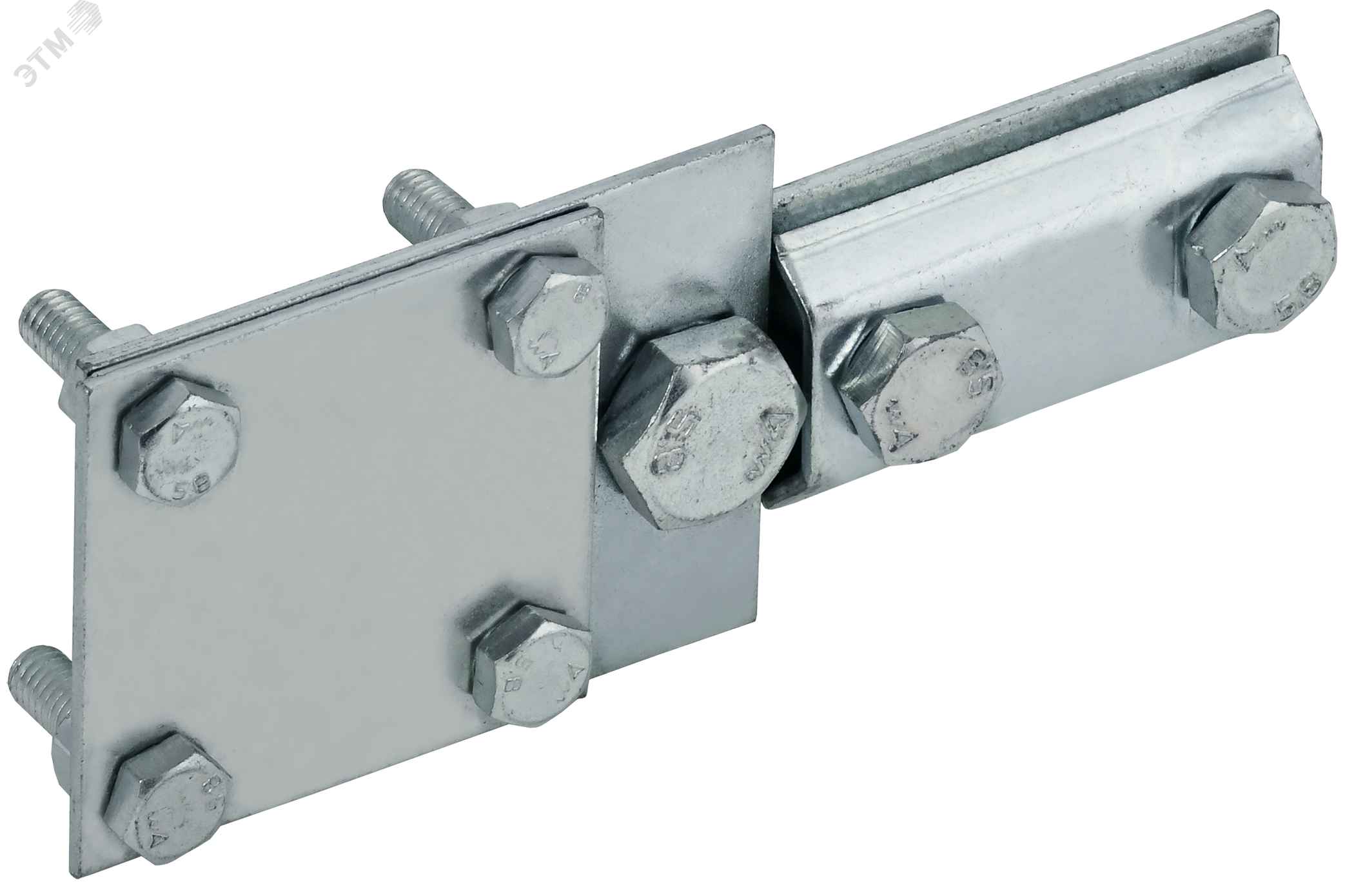 Изображение товара Зажим соединительный контрольный пруток 6-8 мм-полоса 30 мм оцинкованная сталь HDZ (шт)