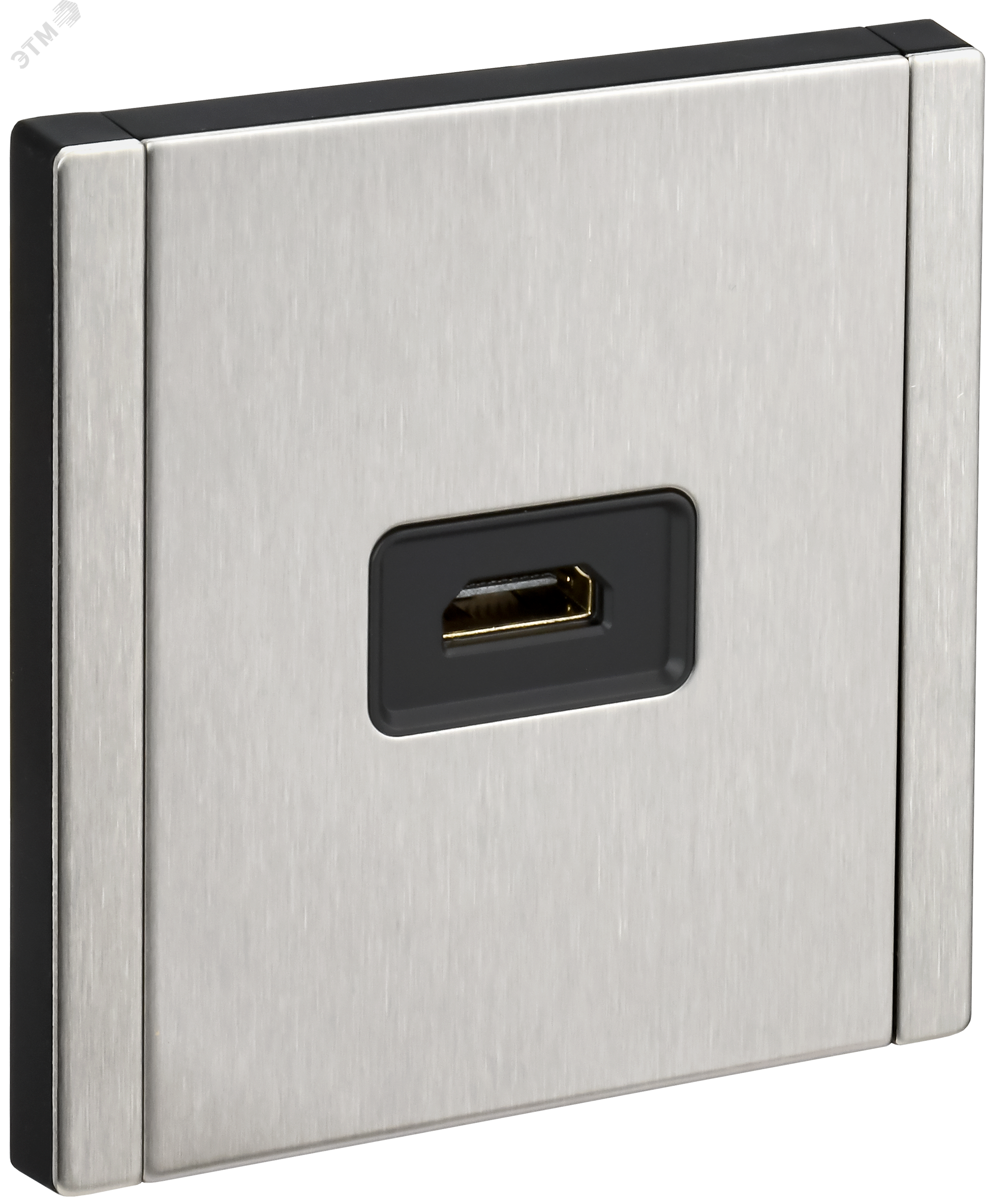 Изображение товара Розетка HDMI серия FORTE&PIANO из металла никель премиальное качество