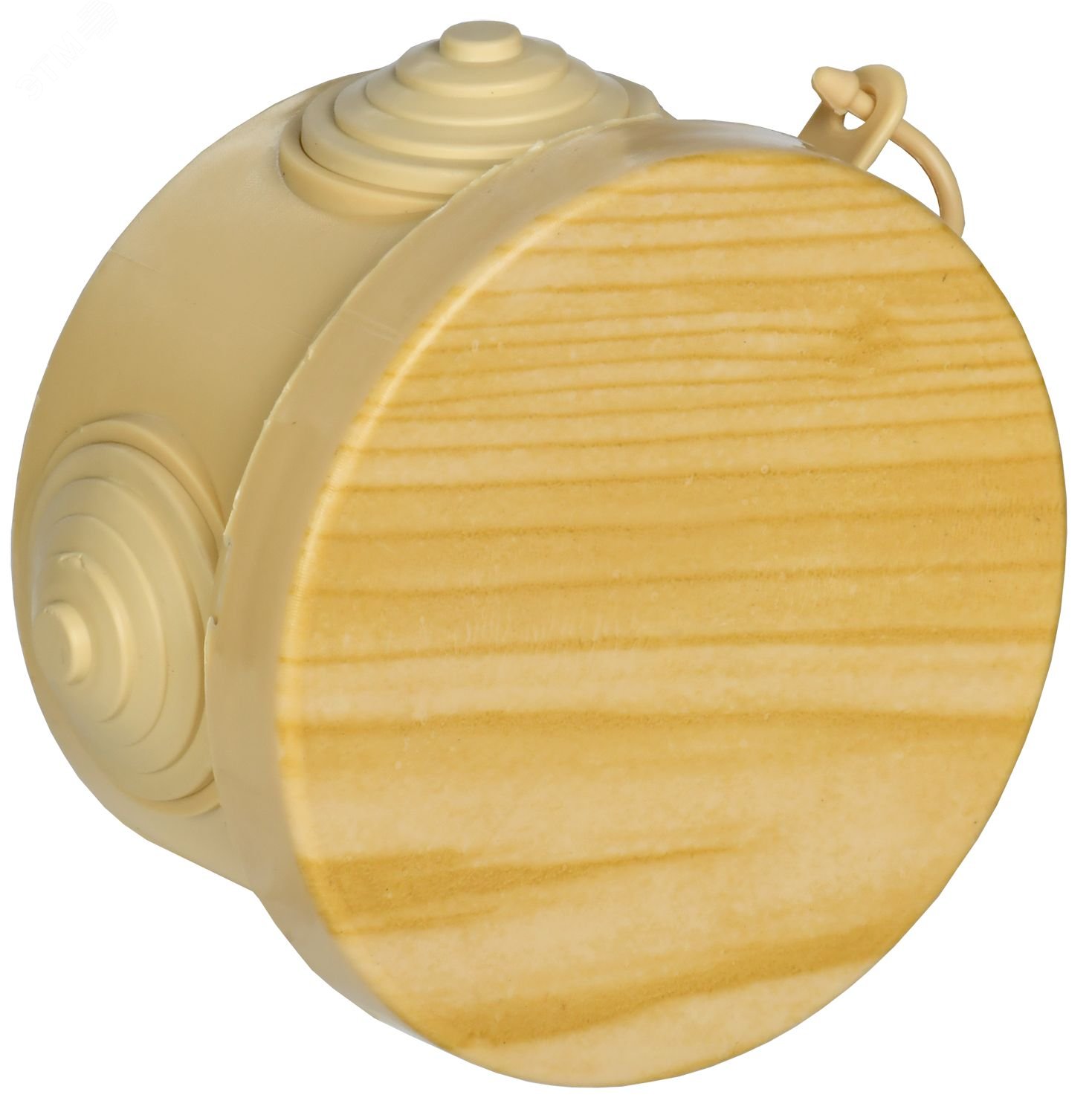 Изображение товара Коробка распределительная КМ 65х40мм для наружного монтажа IP54 4 вв. сосна (шт)