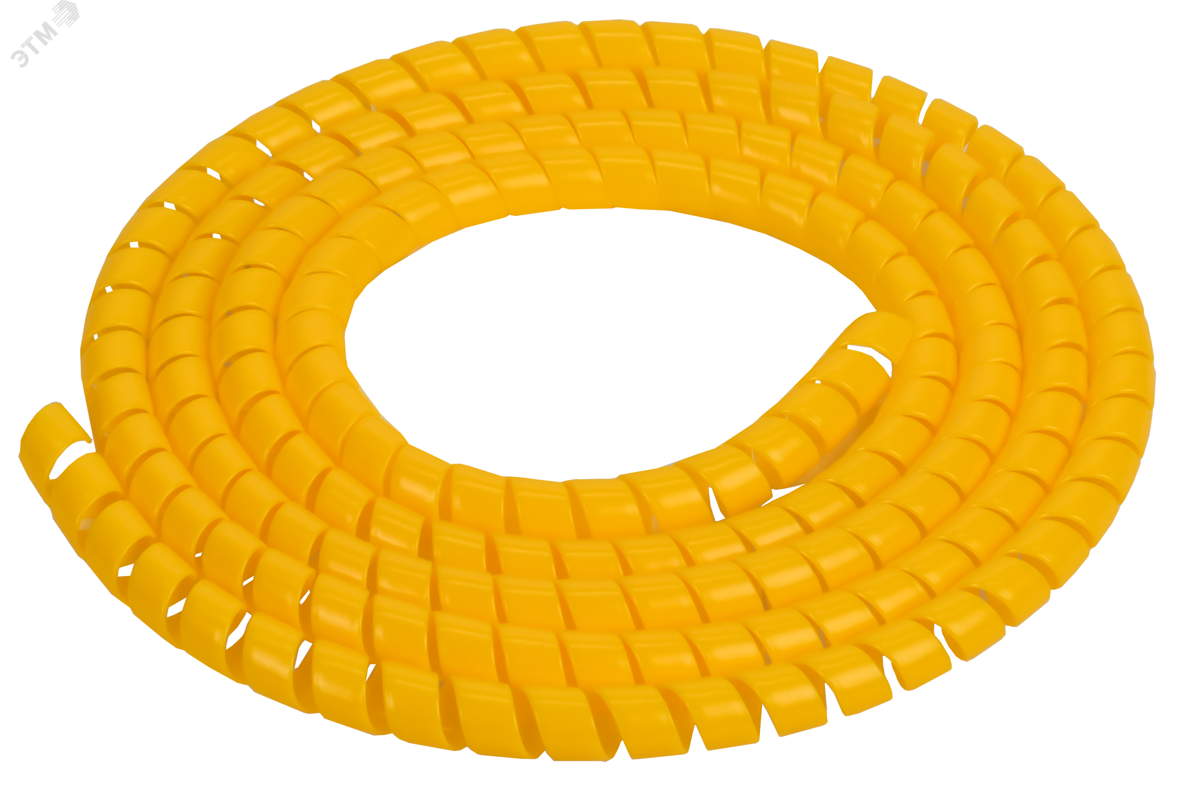 Изображение товара Спираль монтажная СП-12 желтая 2м IEK для кабелей и шлангов