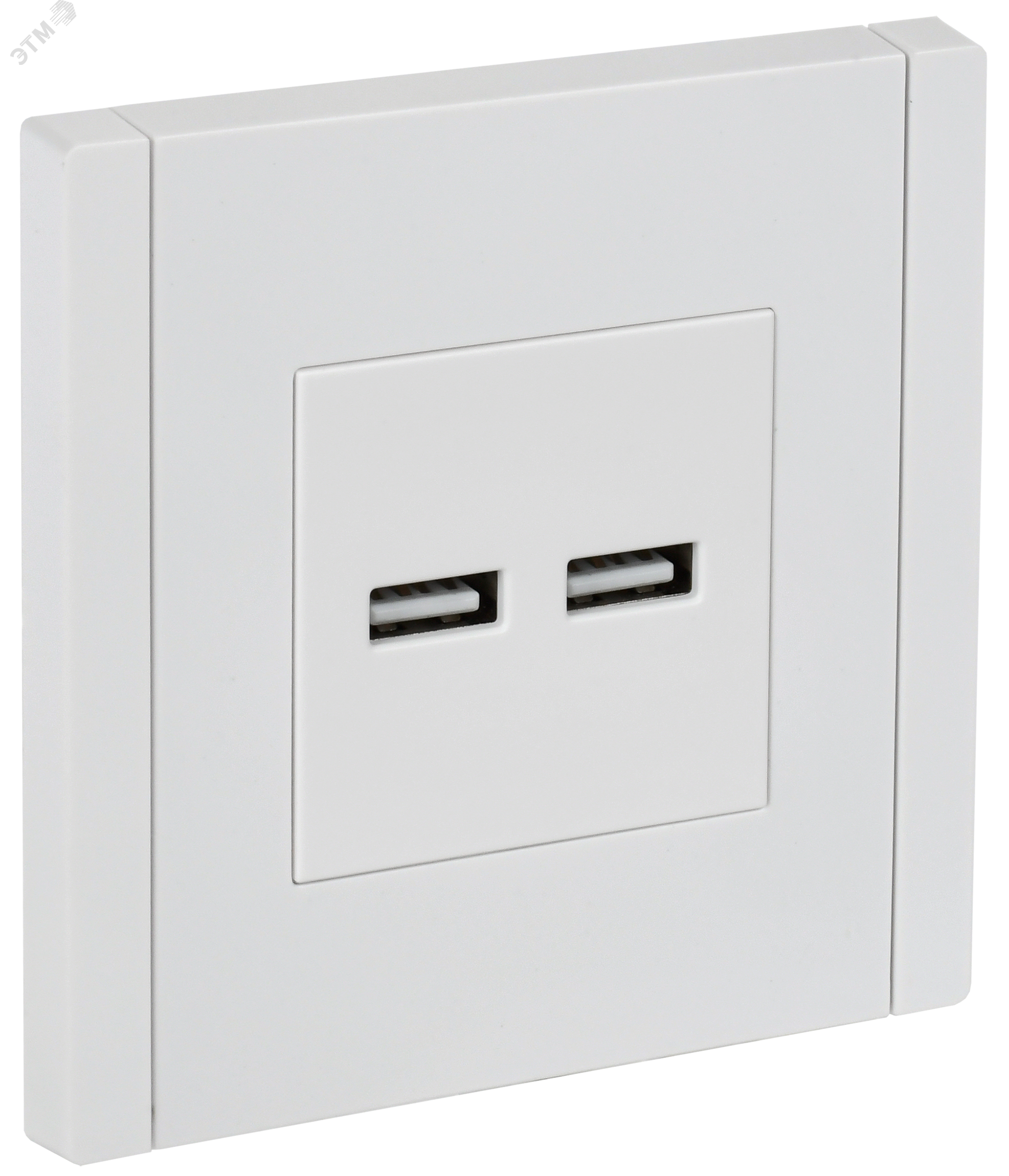 Изображение товара USB-розетка серии FORTE&PIANO с разъемами A и C, белая, 3,1А, модель FP249